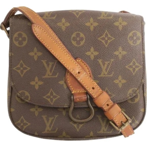 334304Y Louis Vuitton Crossbody Bag Saint Cloud MM Brown Monogram - Picture 1 of 13